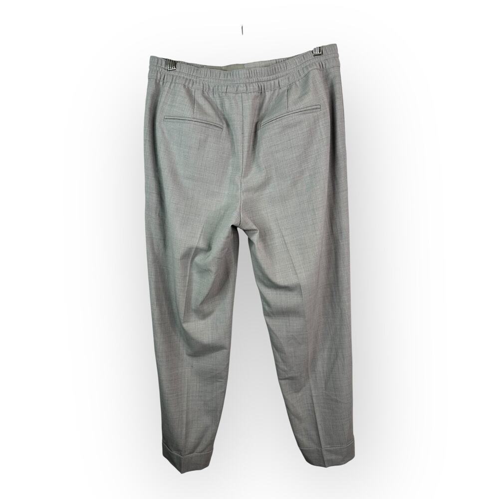 Club Monaco Womens size 4 Wool Blend Elastic Waist Trouser Pants Gray Career - Picture 2 of 10